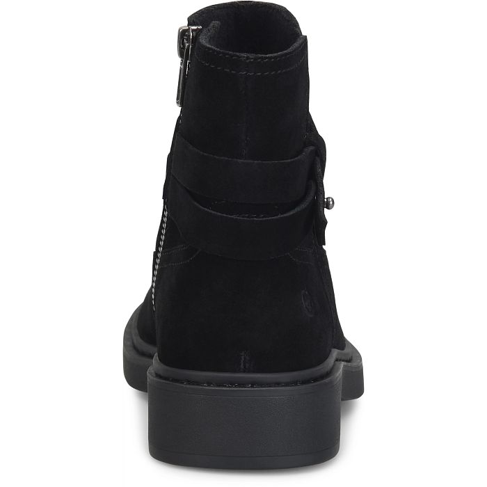 Born Women's Barren Ankle Boots - Black Suede