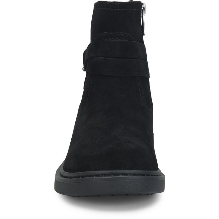 Born Women's Barren Ankle Boots - Black Suede