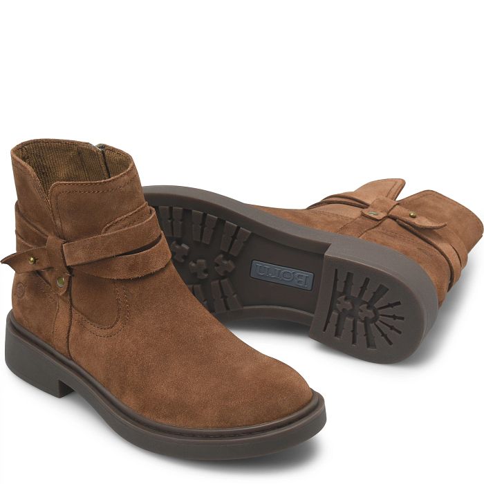 Born Women's Barren Ankle Boots - Brown Siena