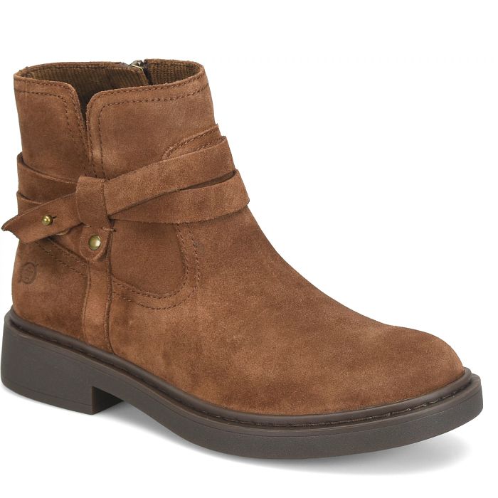 Born Women's Barren Ankle Boots - Brown Siena