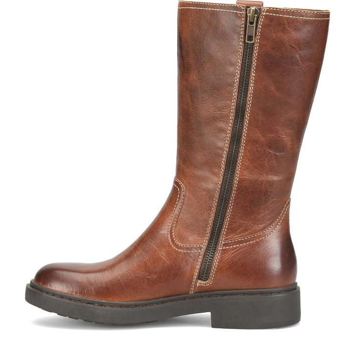 Born Women's Bradey Mid-Calf Boots - Tan Cognac