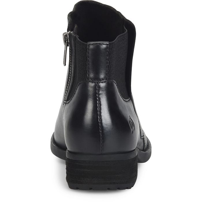 Born Women's Kendyl Chelsea Boot - Black Leather