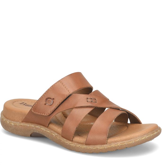 Born Women's Shawna Slide Sandal - Brown
