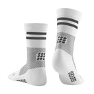 CEP Compression Unisex Training Mid Cut Compression Socks - White