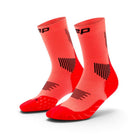 CEP Core Run Mid Cut Compression Socks 5.0 - Neon Coral