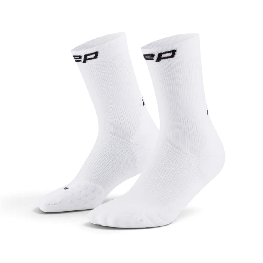 CEP Core Run Mid Cut Compression Socks 5.0 - White