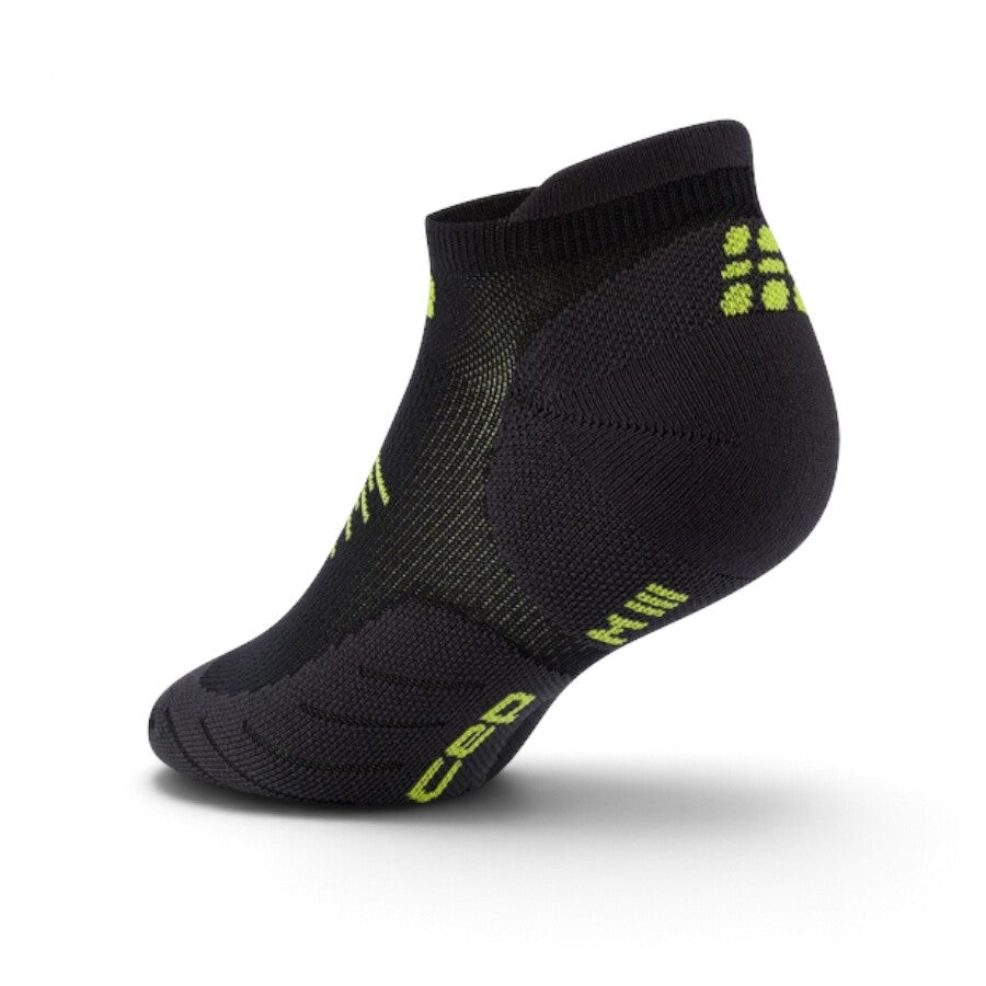 CEP Core Run No Show Socks 5.0 - Black/Lime