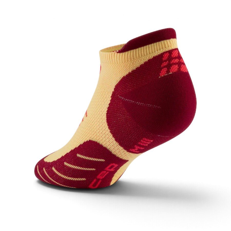 CEP Core Run No Show Socks 5.0 - Marigold/Burgundy
