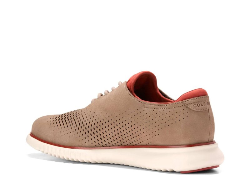 Cole Haan Men's 2.Zerogrand Lined Laser Wingtip - Dark Latte