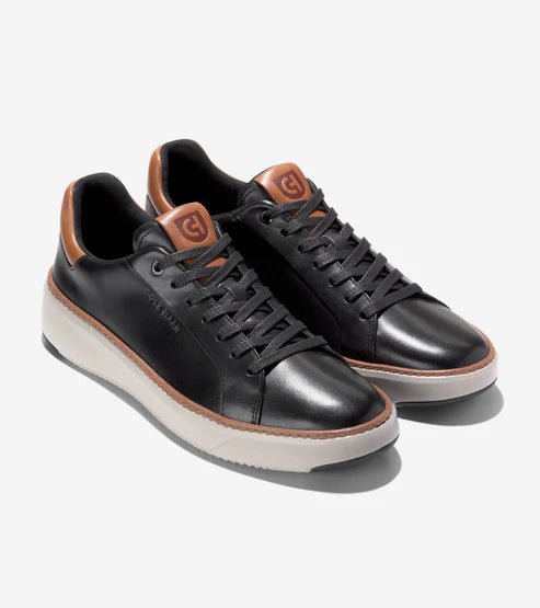 Cole Haan Men's GrandPro Topspin Sneakers - Black/British Tan/Dove