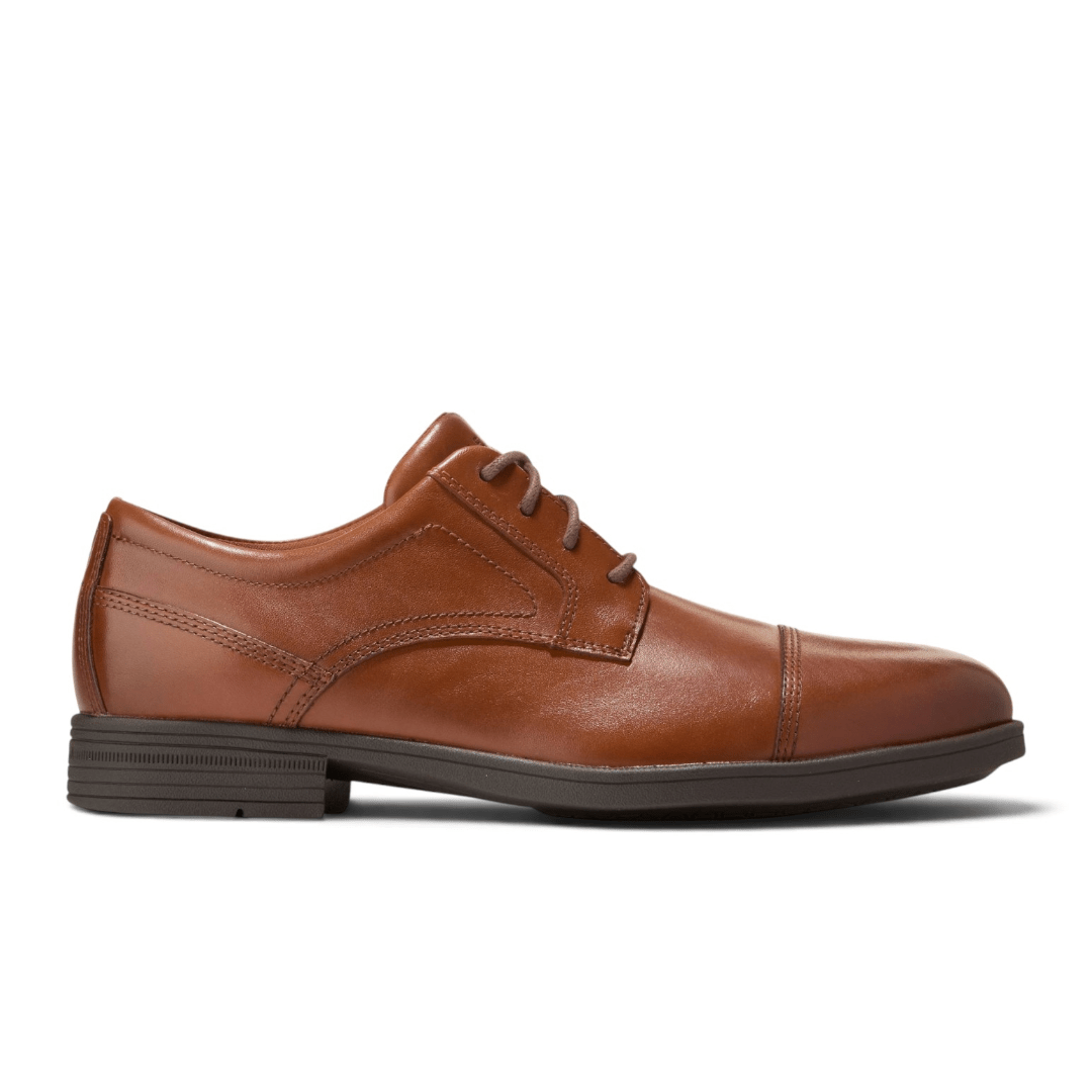 Cole Haan Men's Hartsfield Grand Plain Toe Leather Oxford - British Tan/Java