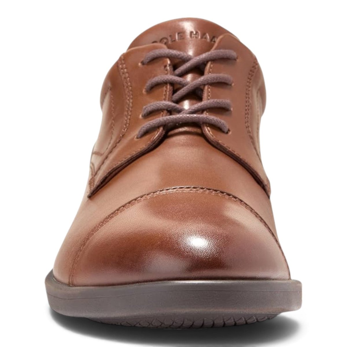 Cole Haan Men's Hartsfield Grand Plain Toe Leather Oxford - British Tan/Java