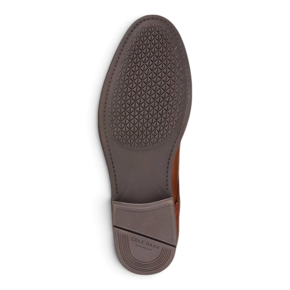 Cole Haan Men's Hartsfield Grand Plain Toe Leather Oxford - British Tan/Java