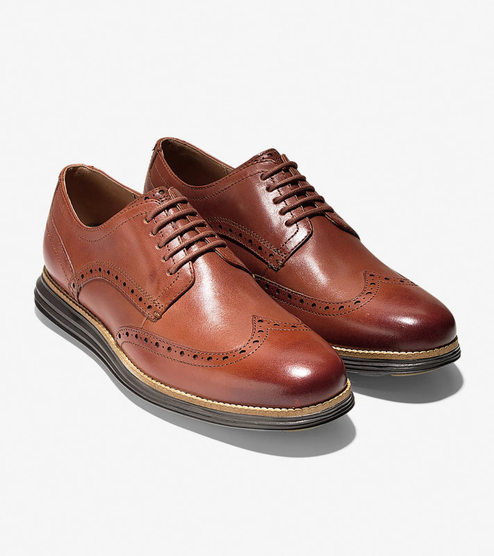 Cole Haan Men's OriginalGrand Wingtip - Woodbury/Java