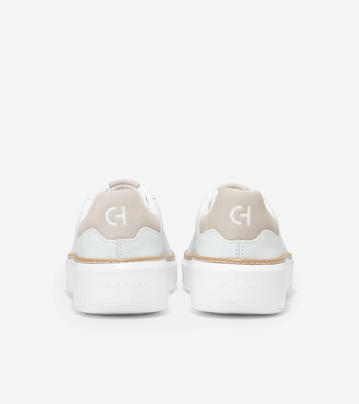 Cole Haan Women's GrandPro Topspin - White/Dove