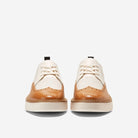 Cole Haan Women's OriginalGrand Platform Wingtip - Pecan/Ivory