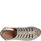 Comfortiva Women's Faye Comfort Sandal - Light Grey Snake Print