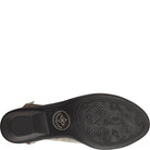Comfortiva Women's Faye Comfort Sandal - Light Grey Snake Print