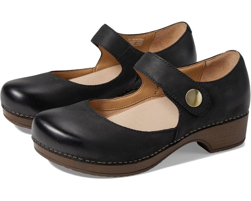 Dansko Women's Beatrice - Black Burnished Nubuck