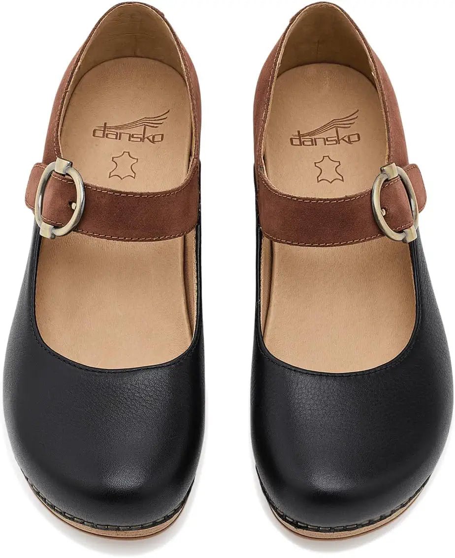 Dansko Women's Bonny Mary Jane - Black/Luggage