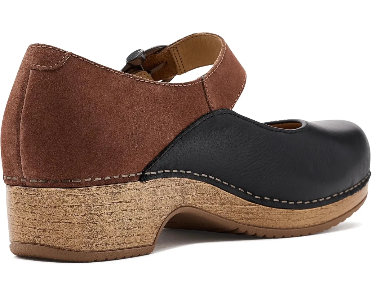 Dansko Women's Bonny Mary Jane - Black/Luggage