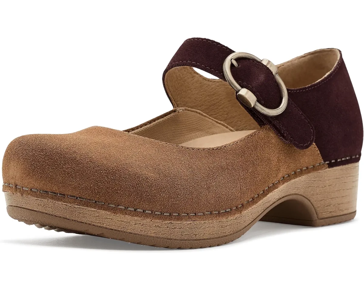 Dansko Women's Bonny Mary Jane - Tan/Mulberry