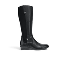 Dansko Women's Carissa Tall Boot - Black Leather