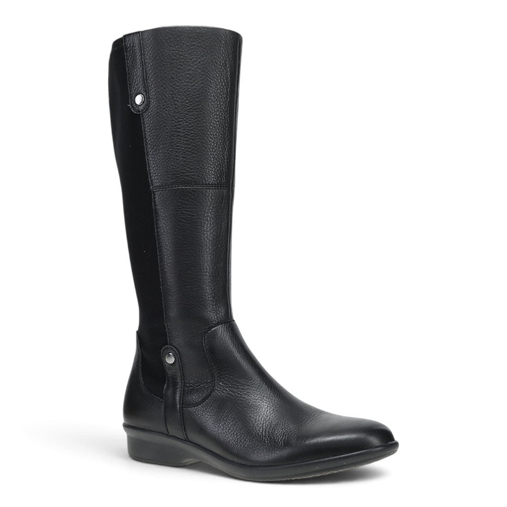Dansko Women's Carissa Tall Boot - Black Leather