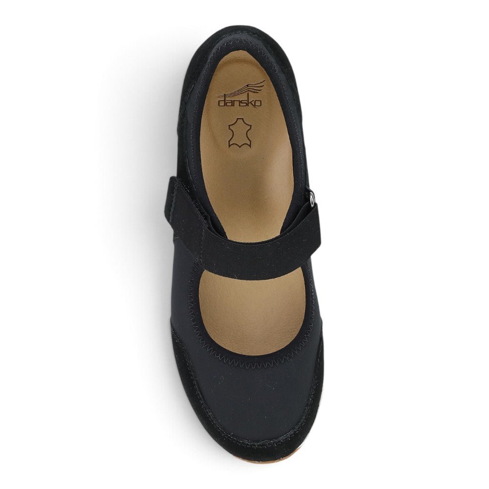 Dansko Women's Carolina Mary Jane Sneaker - Black Suede