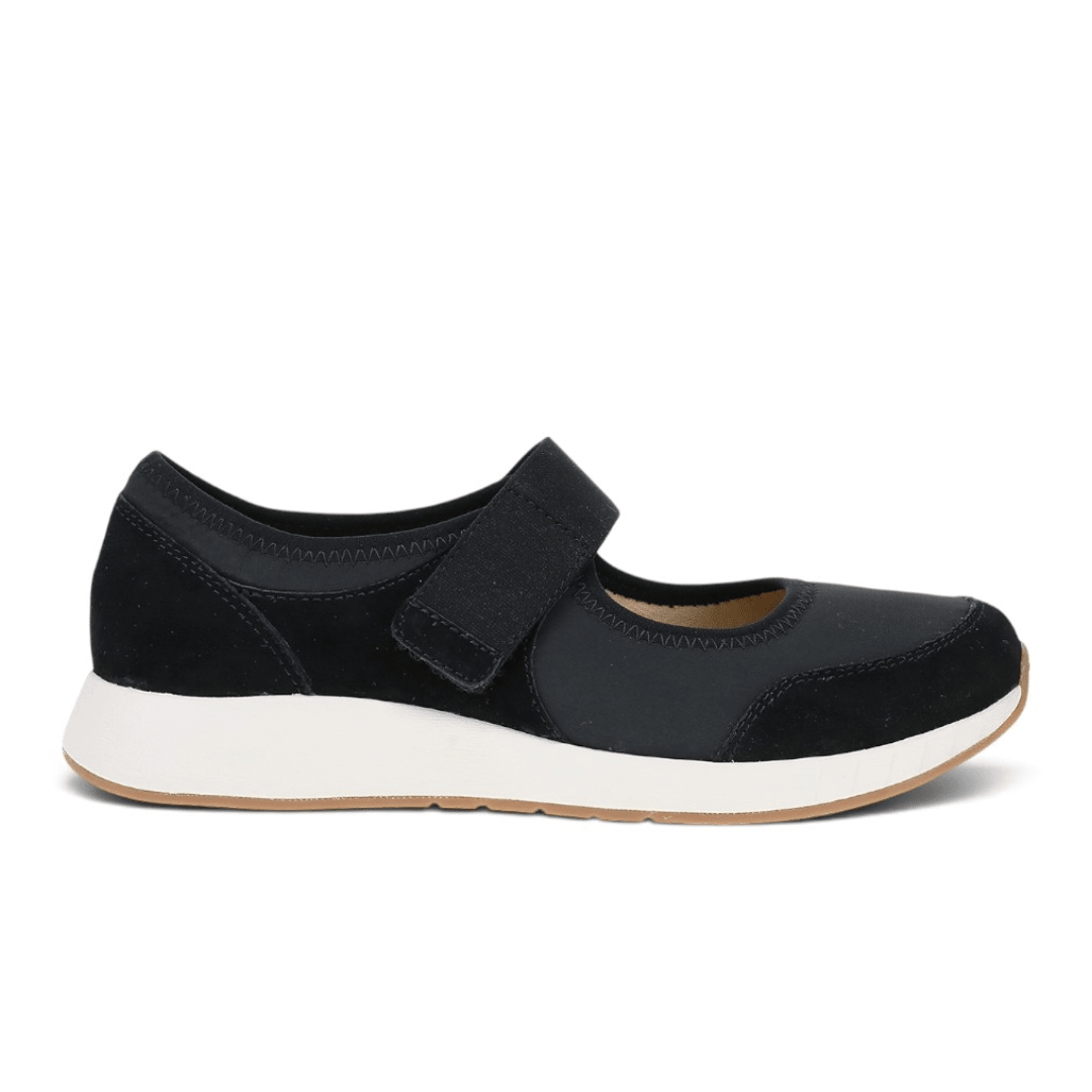 Dansko Women's Carolina Mary Jane Sneaker - Black Suede