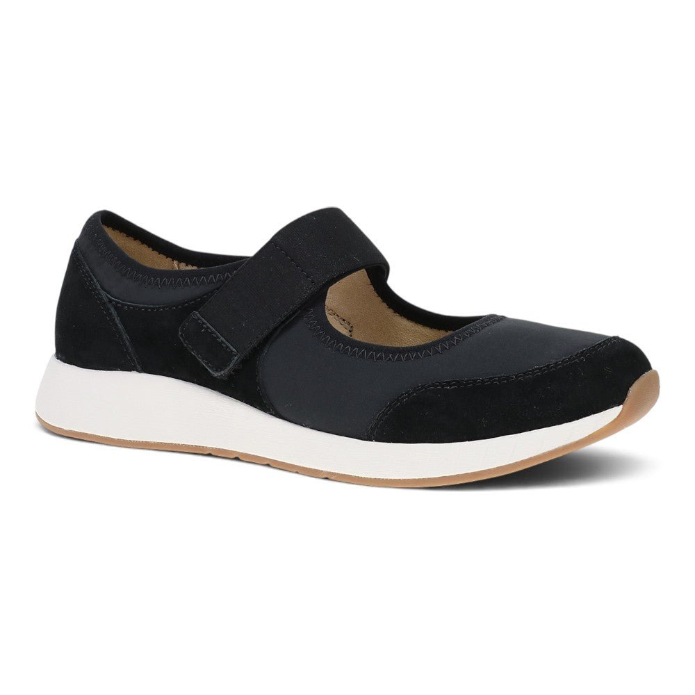 Dansko Women's Carolina Mary Jane Sneaker - Black Suede