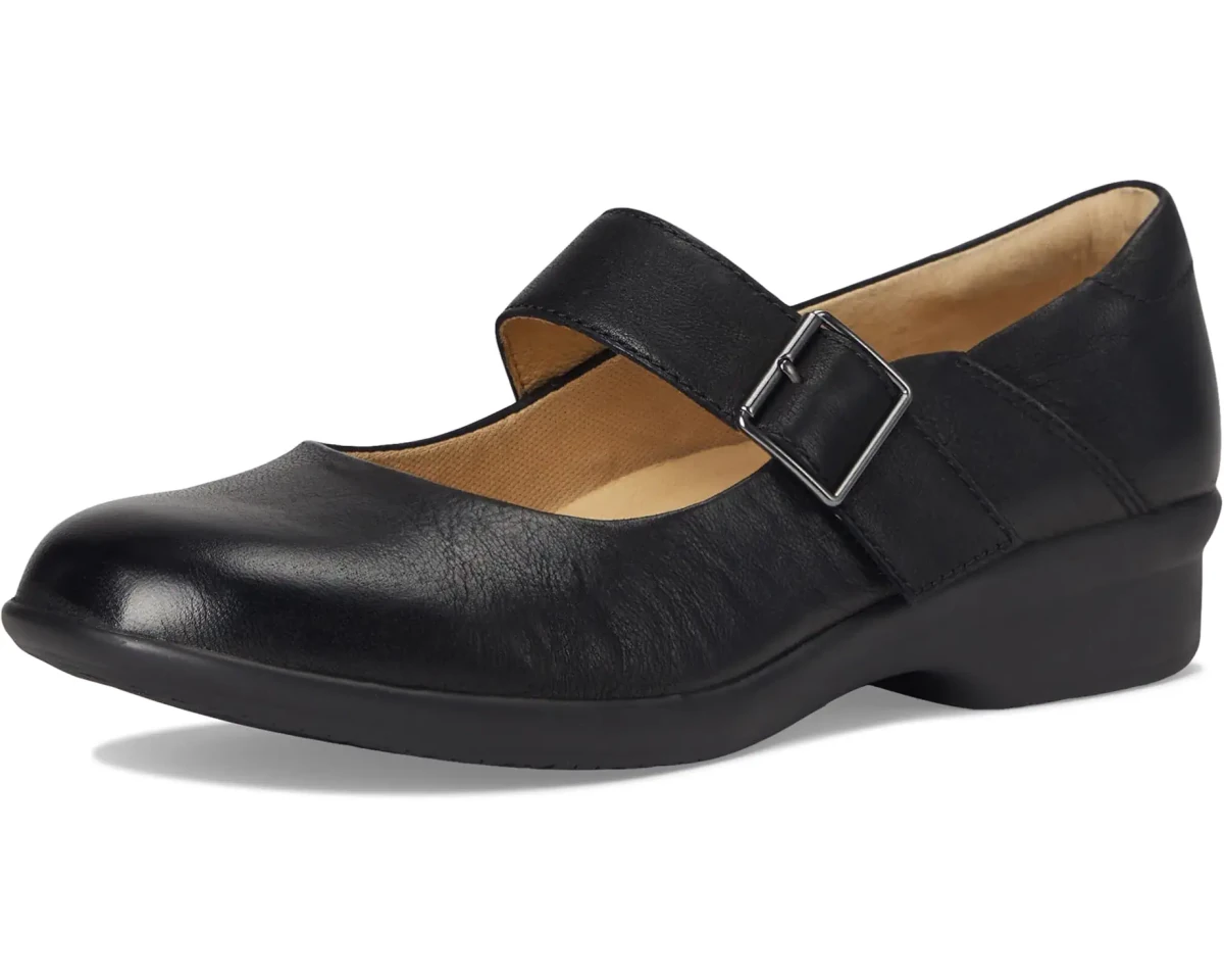 Dansko Women's Collette Mary Jane - Black Burnished Nubuck
