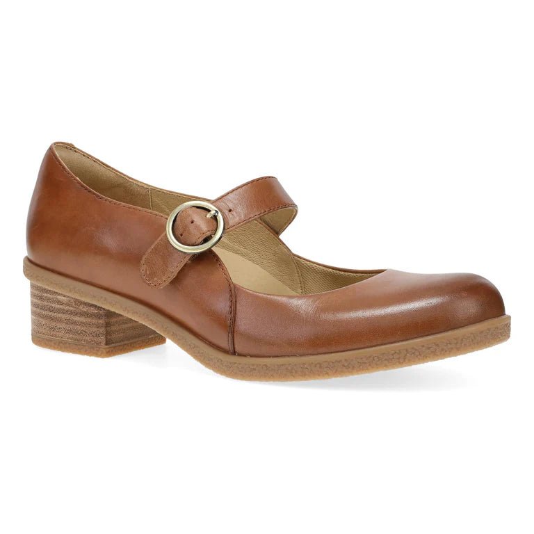 Dansko Women's Deirdra Shoes - Tan Waterproof Burnished in Size 37 Dansko Women's Deirdra Shoes - Tan Waterproof Burnished in Size 37