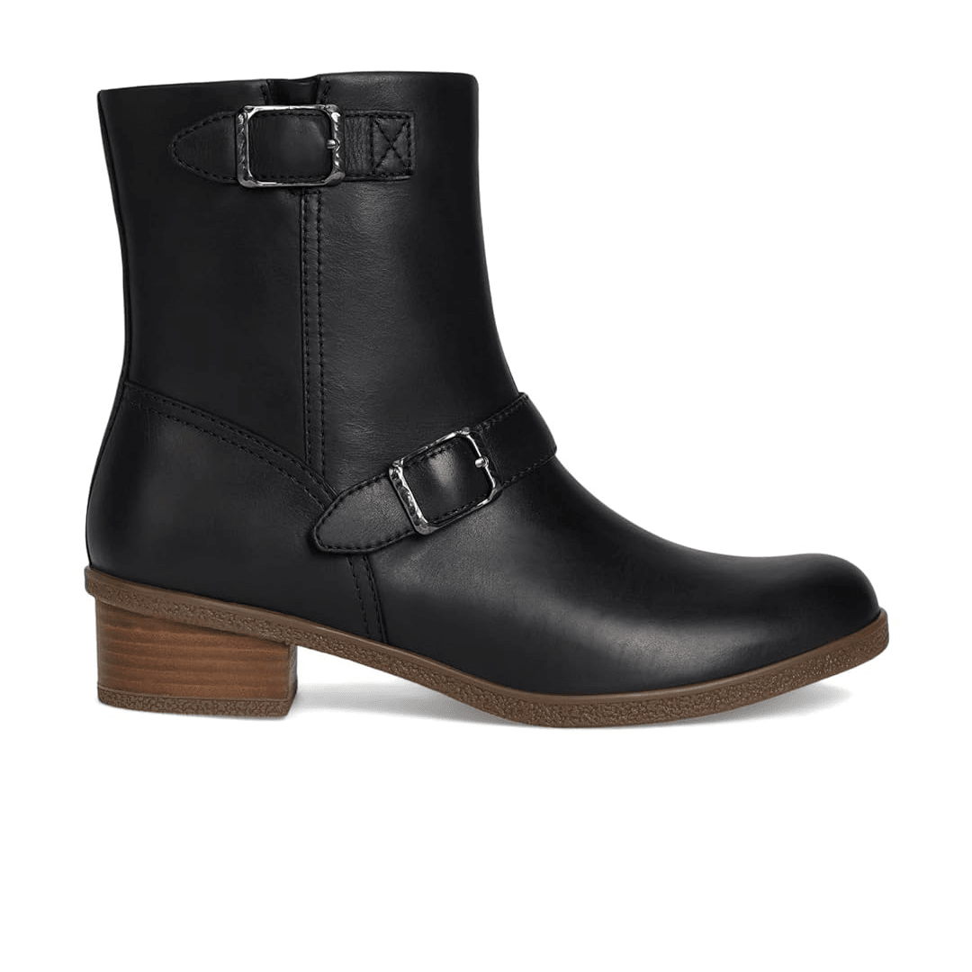 Dansko Women's Delphine Boot - Black Waterproof Burnished