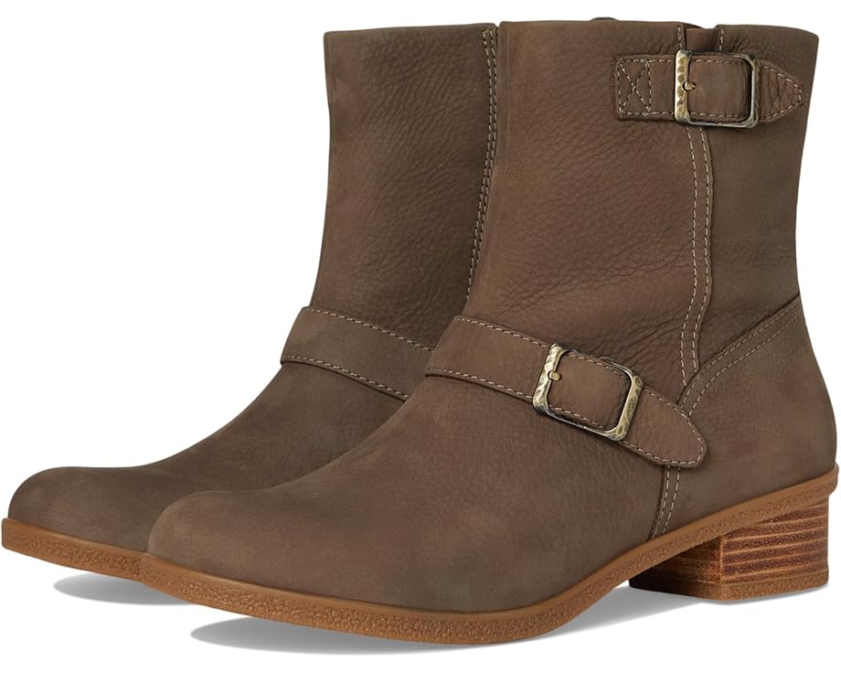 Dansko Women's Delphine Boot - Stone Waterproof Nubuck