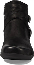 Dansko Women's Faithe Ankle Bootie - Black Burnished Nubuck