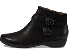 Dansko Women's Faithe Ankle Bootie - Black Burnished Nubuck