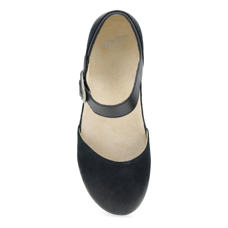 Dansko Women's Mae - Black Burnished Suede