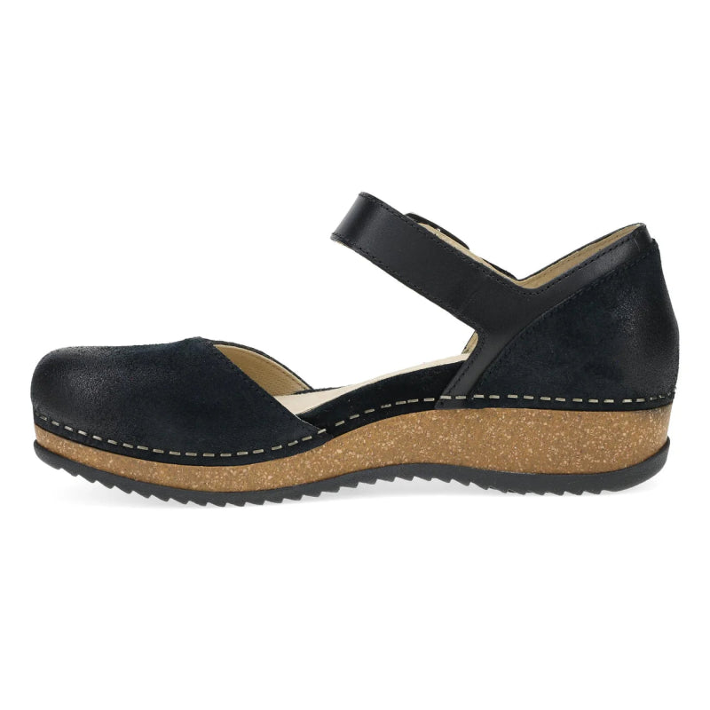 Dansko Women's Mae - Black Burnished Suede