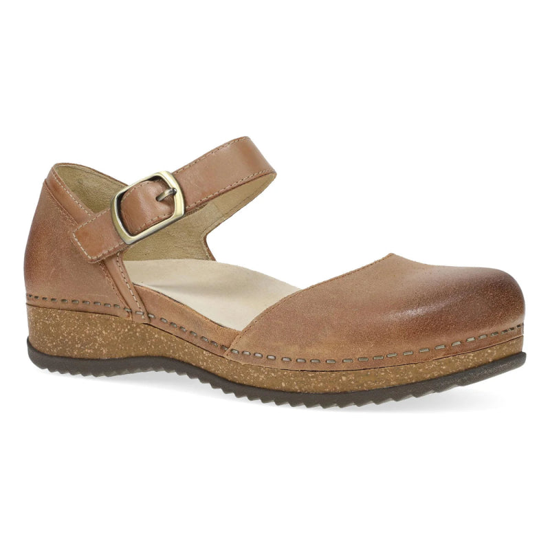 Dansko Women's Mae - Tan Burnished Suede