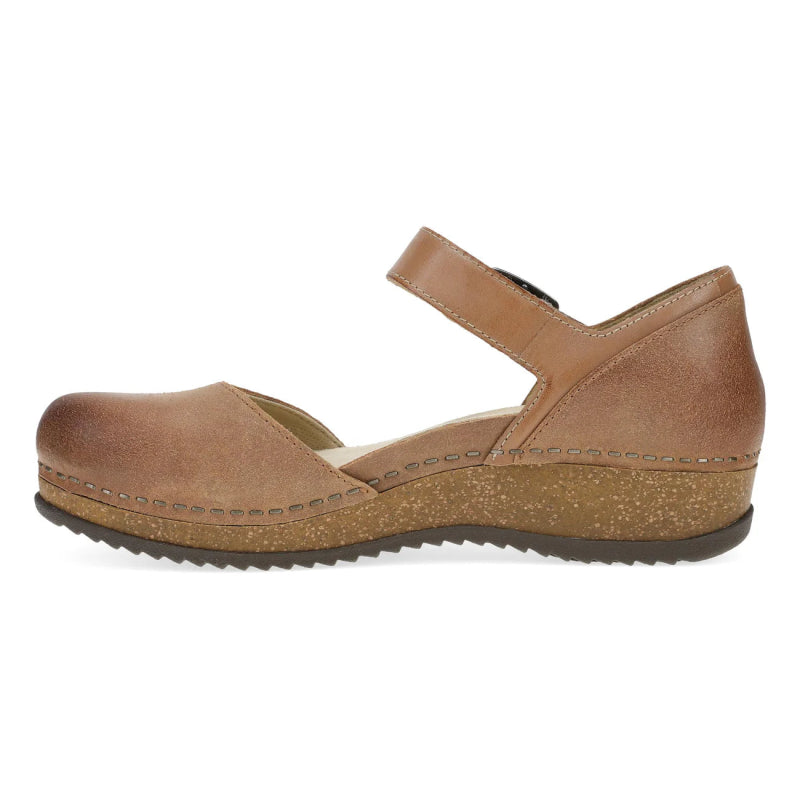 Dansko Women's Mae - Tan Burnished Suede