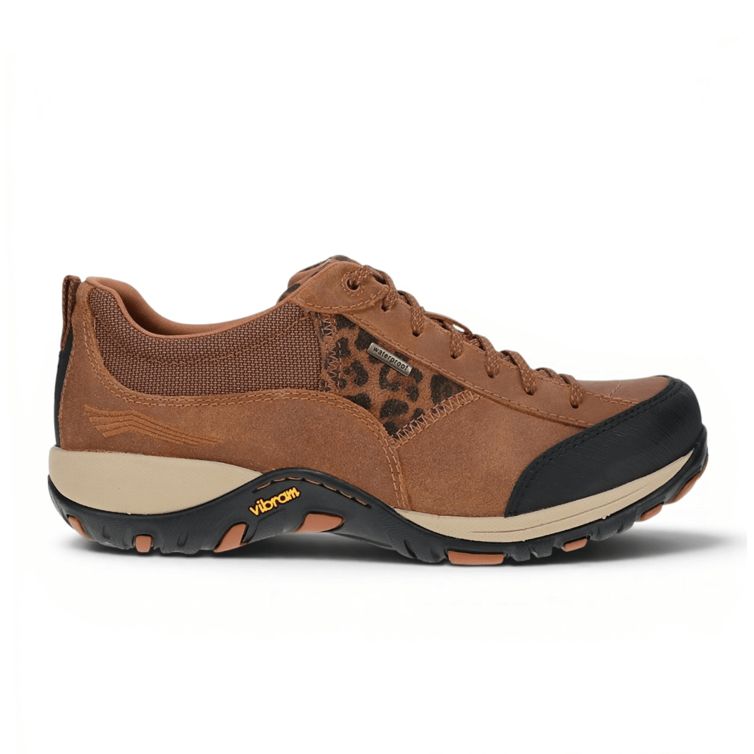 Dansko Women's Paisley Sneaker - Brown/Leopard Waterproof