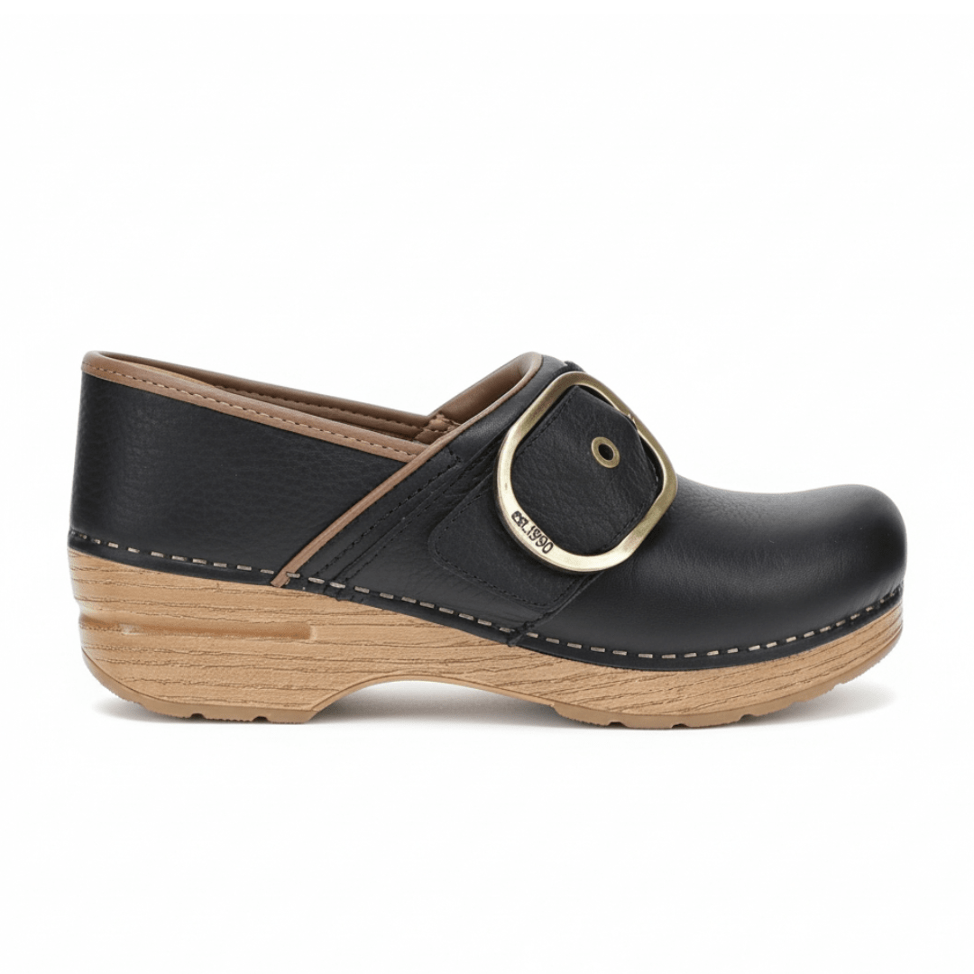 Dansko Women's Pearson Clog - Black Tumbled