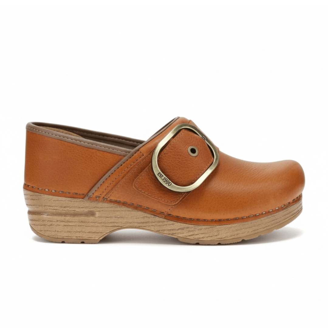 Dansko Women's Pearson Clog - Tan Tumbled