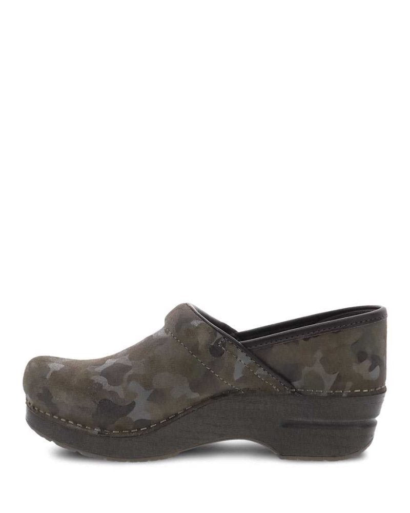 Dansko Women's Professional Clog - Camo Suede