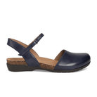 Dansko Women's Rowan Sandal - Navy Waxy Burnished