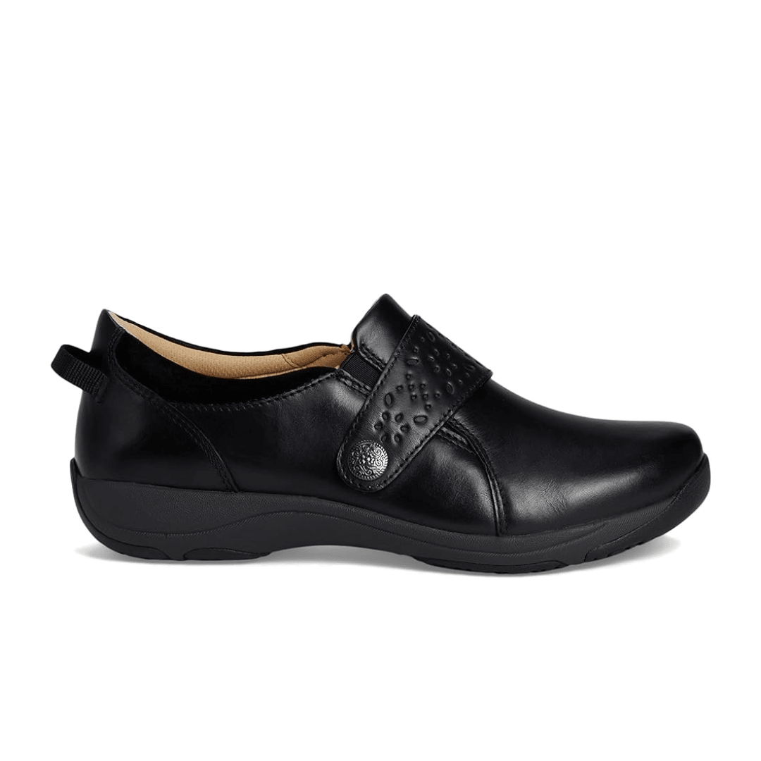 Dansko Women's Sallie Loafer - Black Waxy Burnished