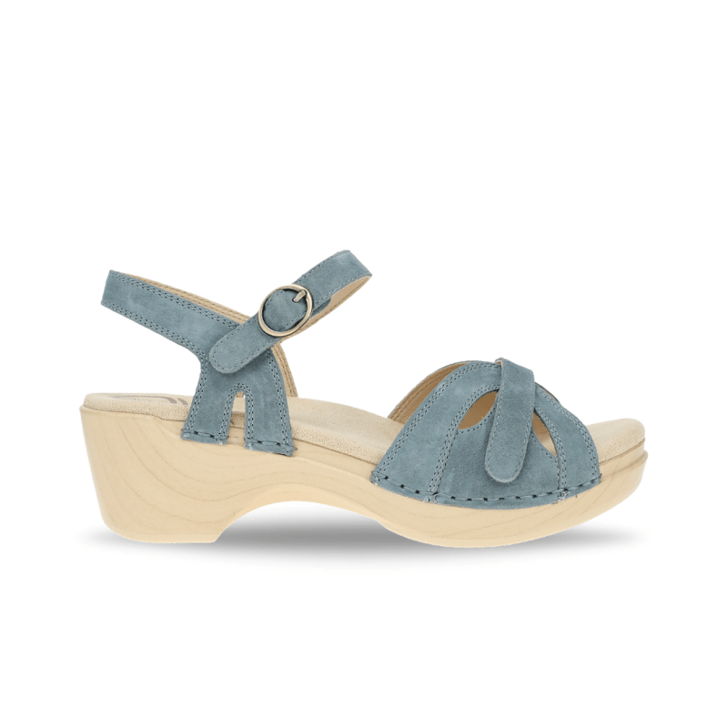 Dansko Women's Season Comfort Sandal Denim Suede – Seliga Shoes