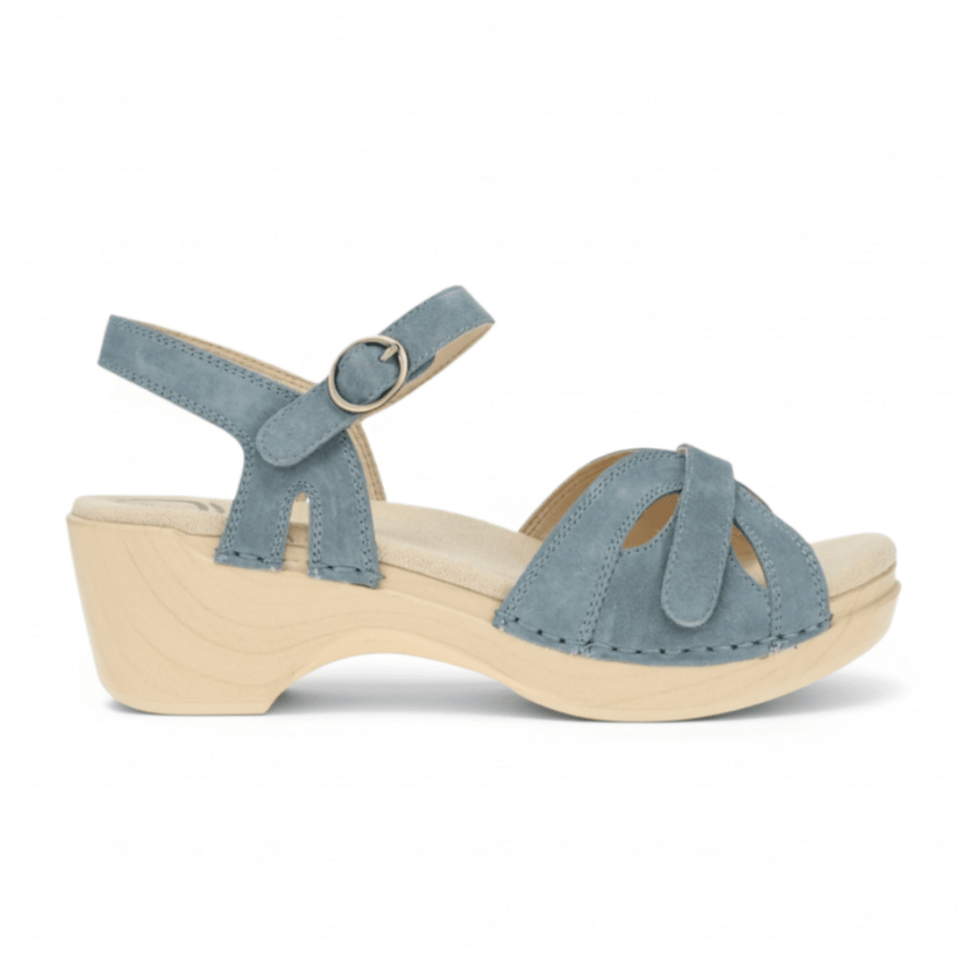 Dansko Women's Season Sandal - Denim Suede