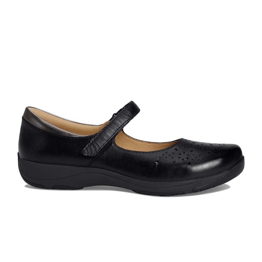 Dansko Women's Stacy Mary Jane - Black Waxy Burnished